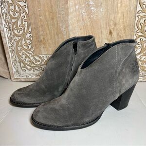 Paul Green Gray Suede Women’s Booties 8 1/2